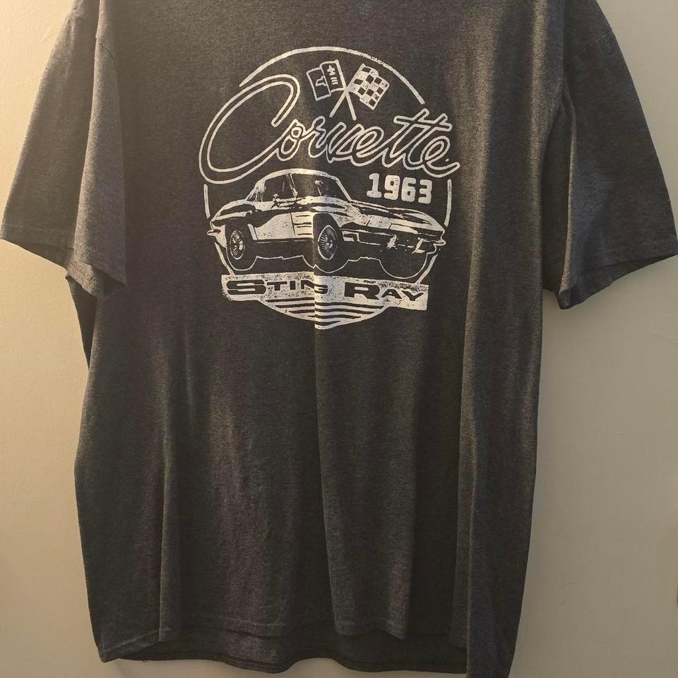 Corvette Stingray Black T Shirt Size 8284