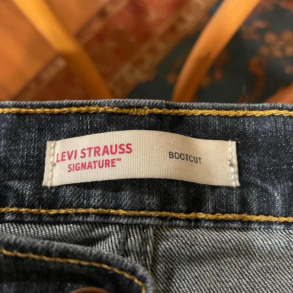 Mens Levi Signature Bootcut Blue 37c4 3