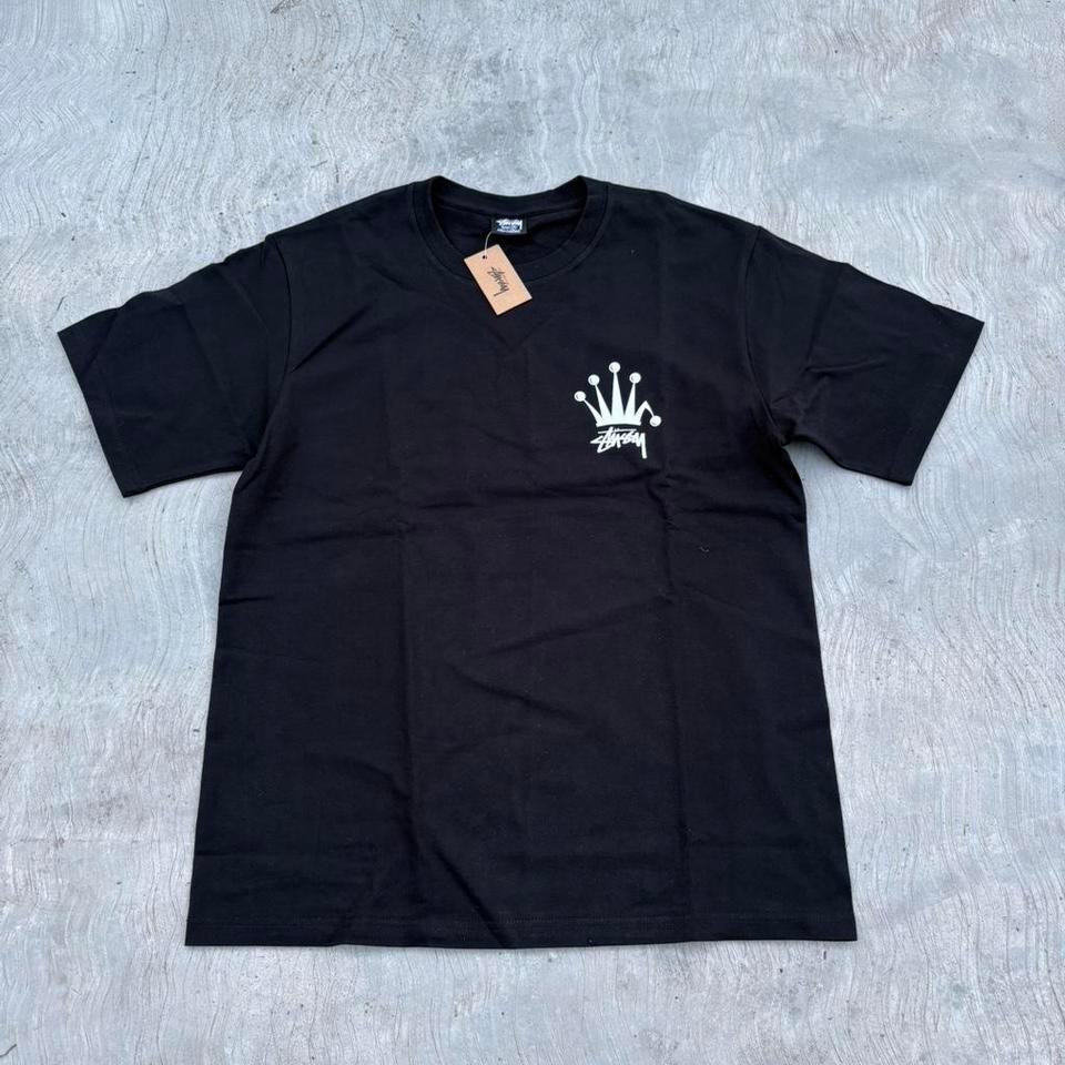 Stussy Crown Logo Black Tee 0028