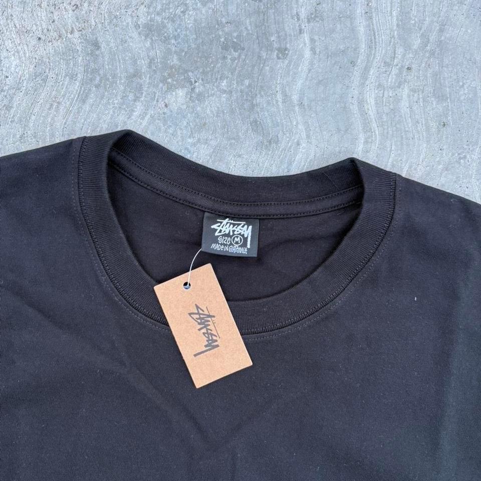 Stussy Crown Logo Black Tee 0028 2