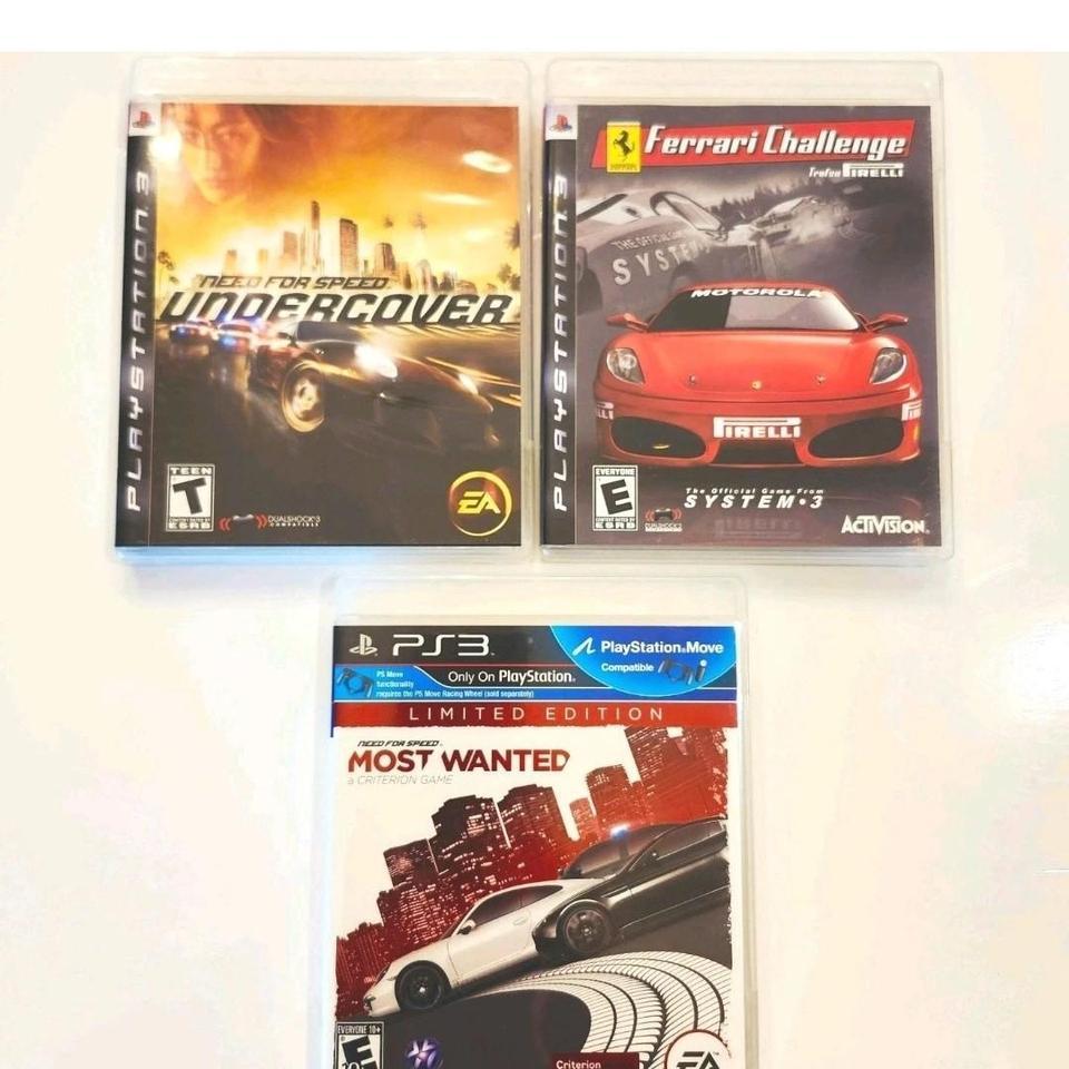 Sony Ps3 Racing Game Lot