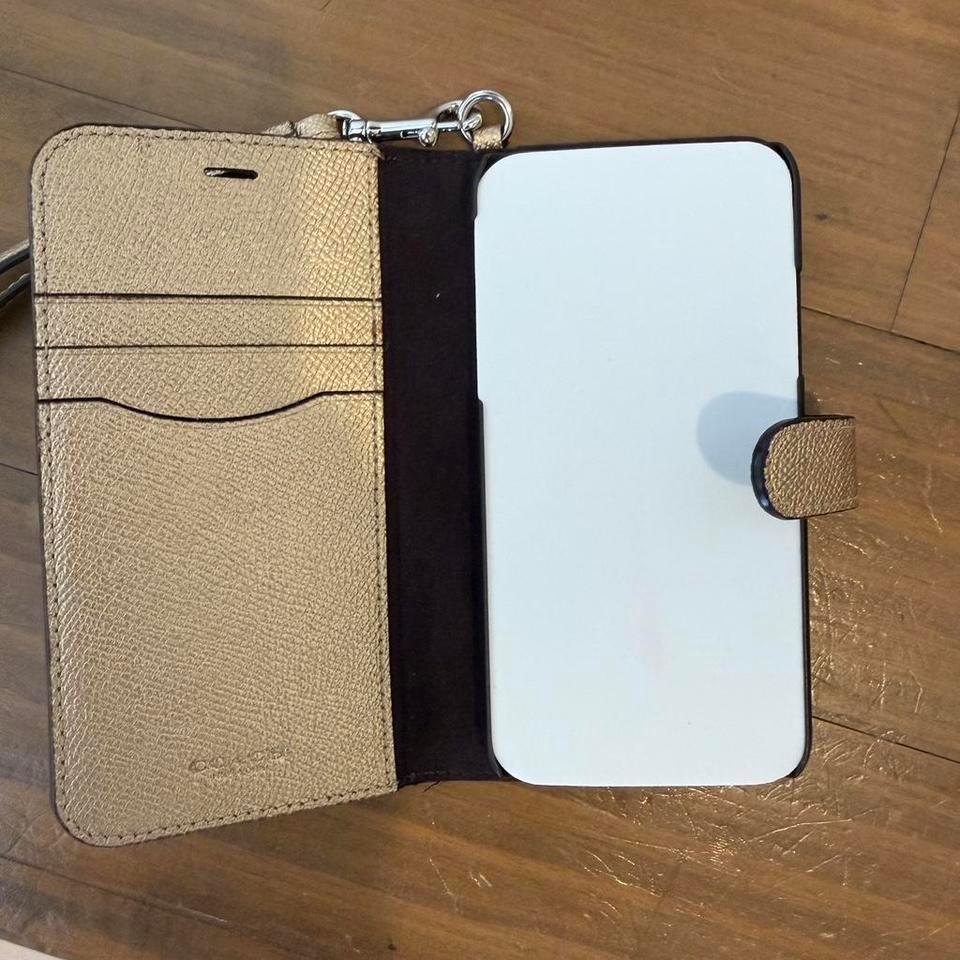 Coach Signature Canvas Wallet Iphone A48d 3