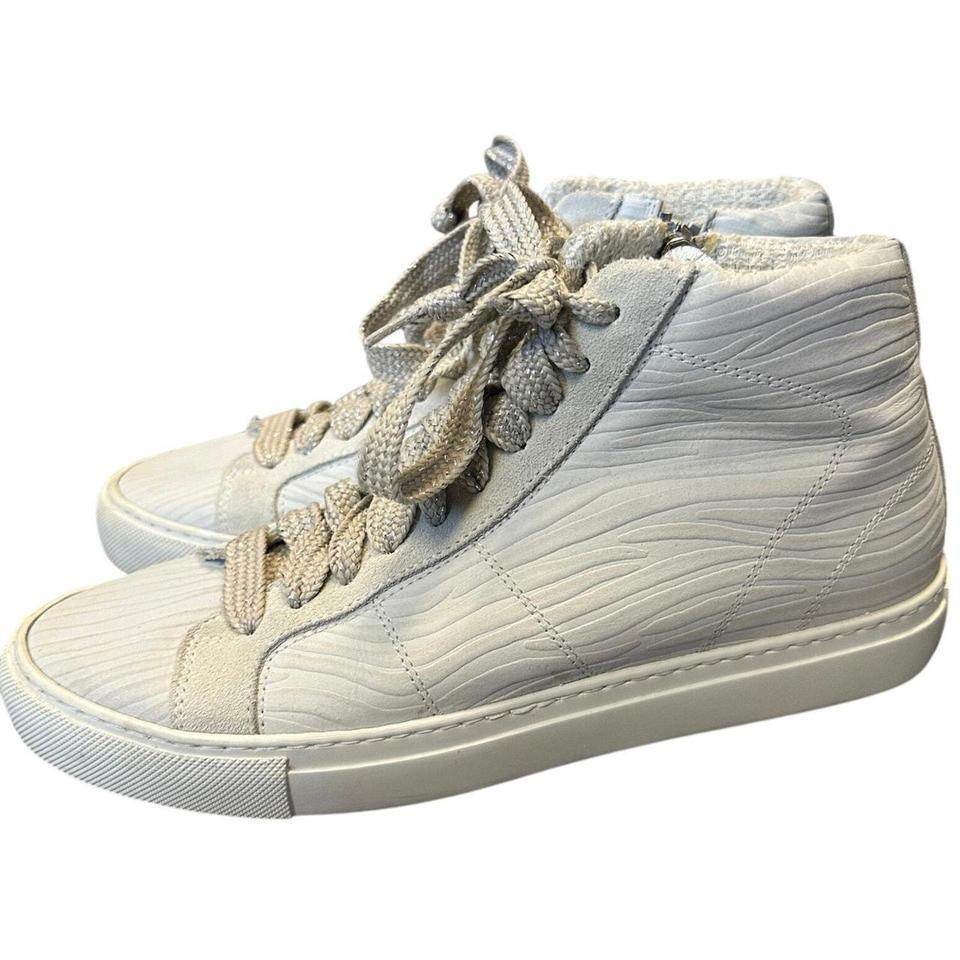 P448 Star White Zebra High Top 197b