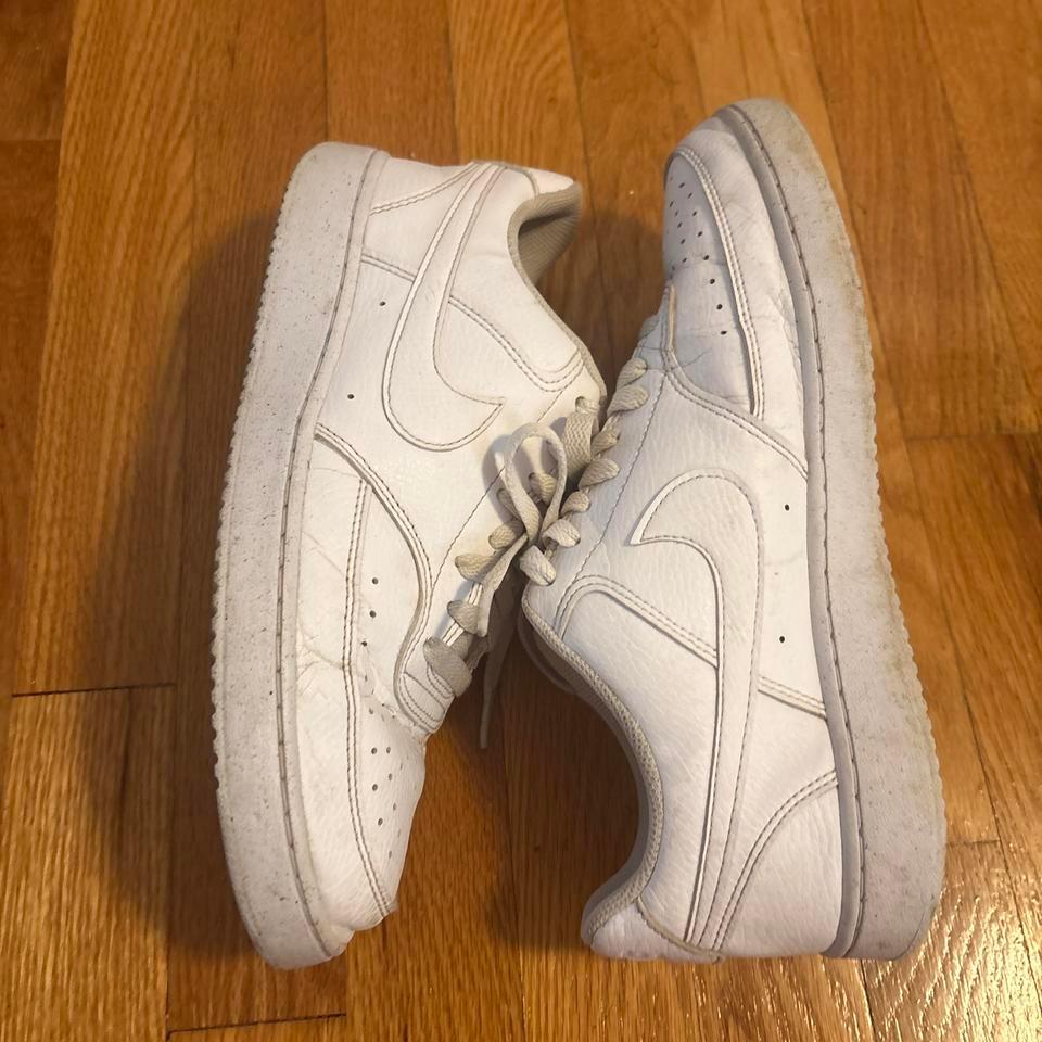 White Nike Court Borough Trainers 0202