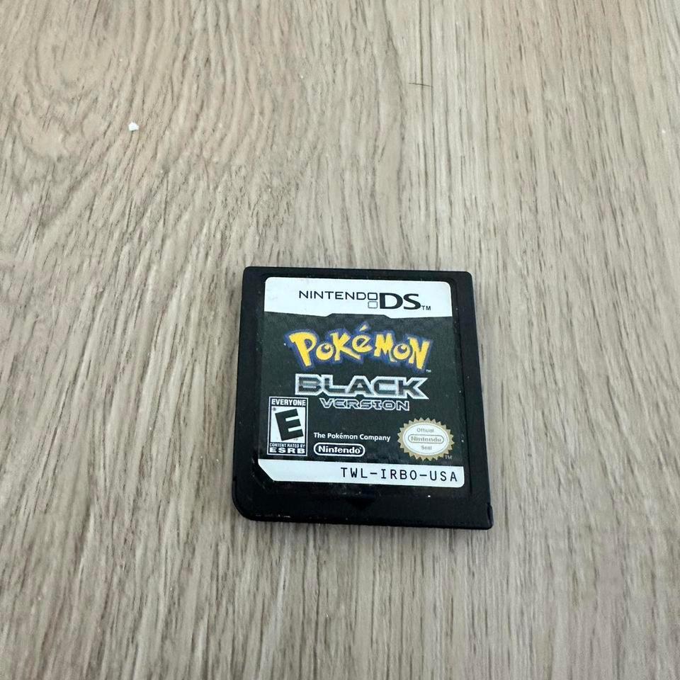 Pokemon Black Nintendo Ds Game 84ff