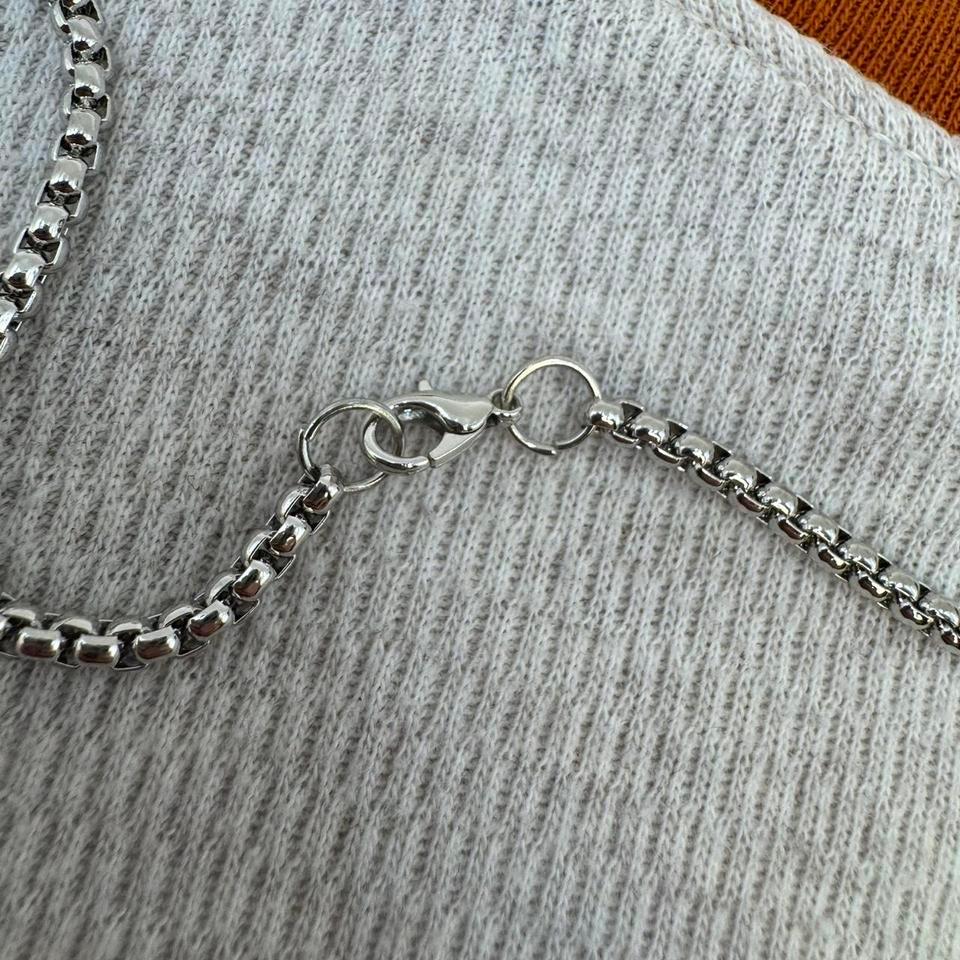 Silver Stainless Steel Spider Chain 2763 7