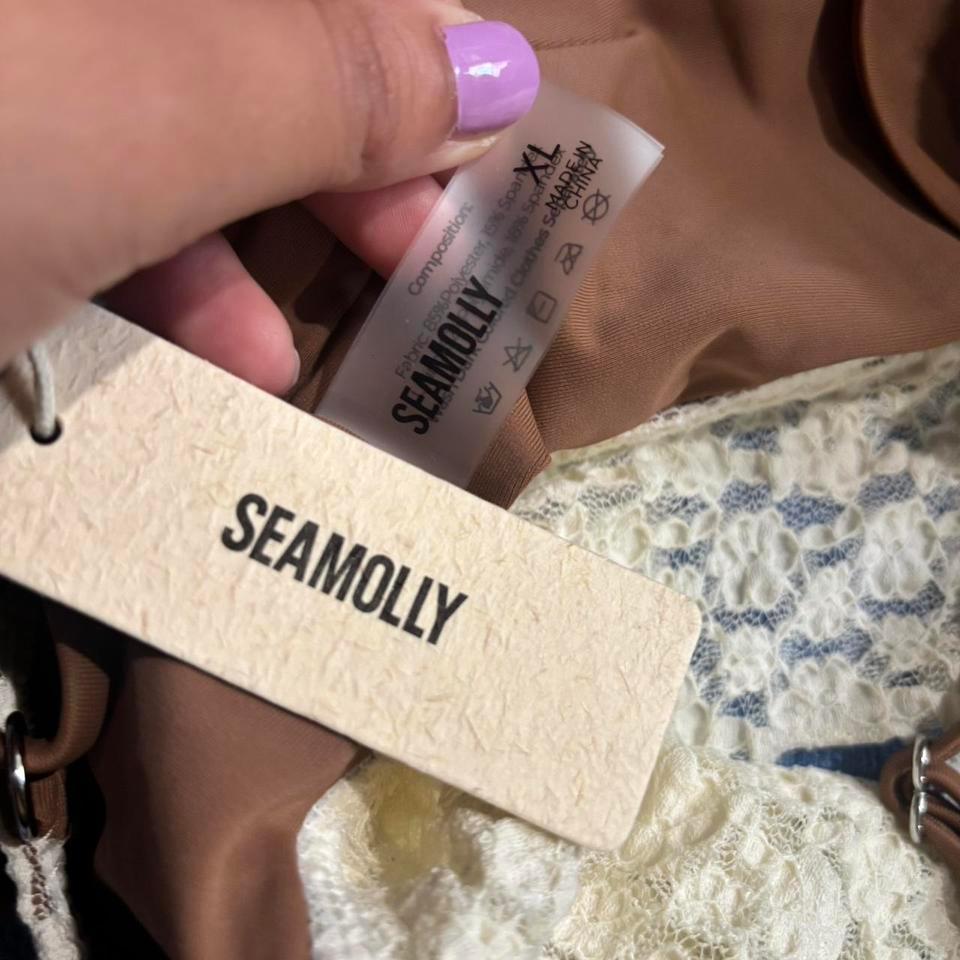 Seamolly White Brown Bikini Cfaa 4