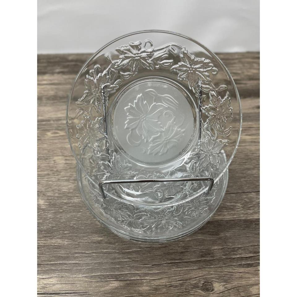 Princess House Fantasia Crystal Saucers 679d