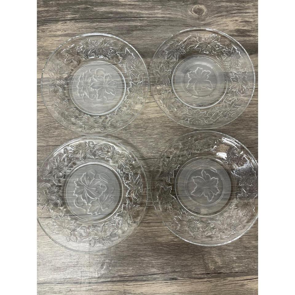 Princess House Fantasia Crystal Saucers 679d 3