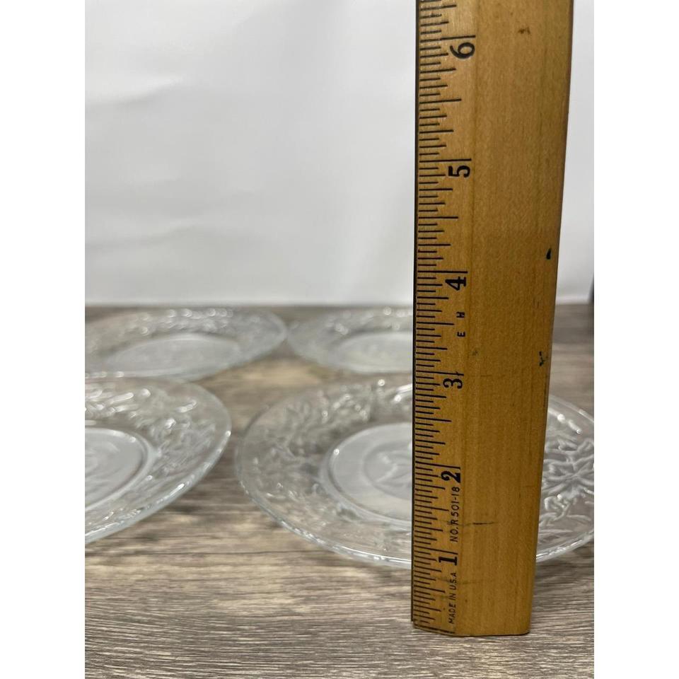 Princess House Fantasia Crystal Saucers 679d 5