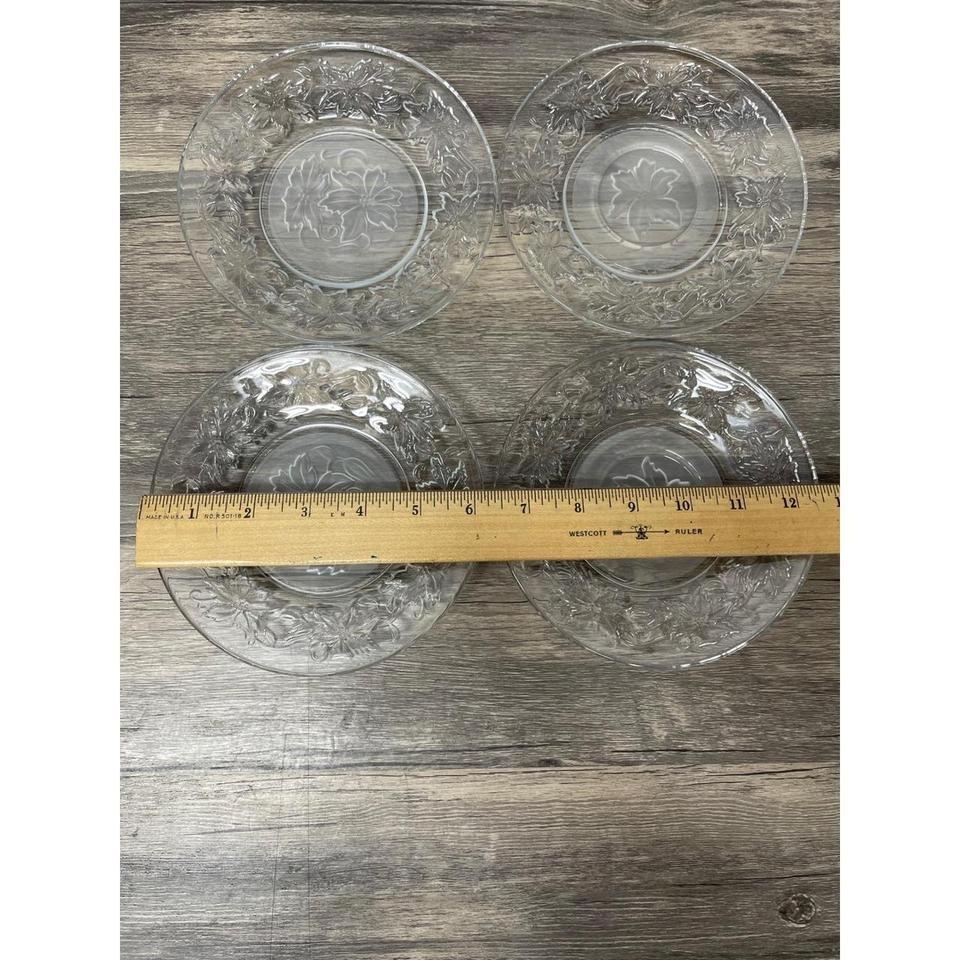 Princess House Fantasia Crystal Saucers 679d 4