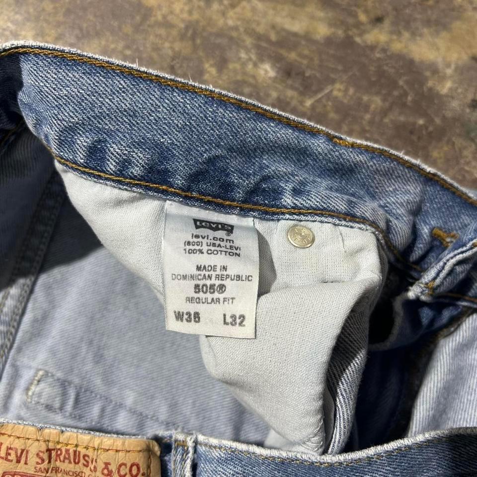 Vtg Y2k Levis 505 Jeans Adbb 5