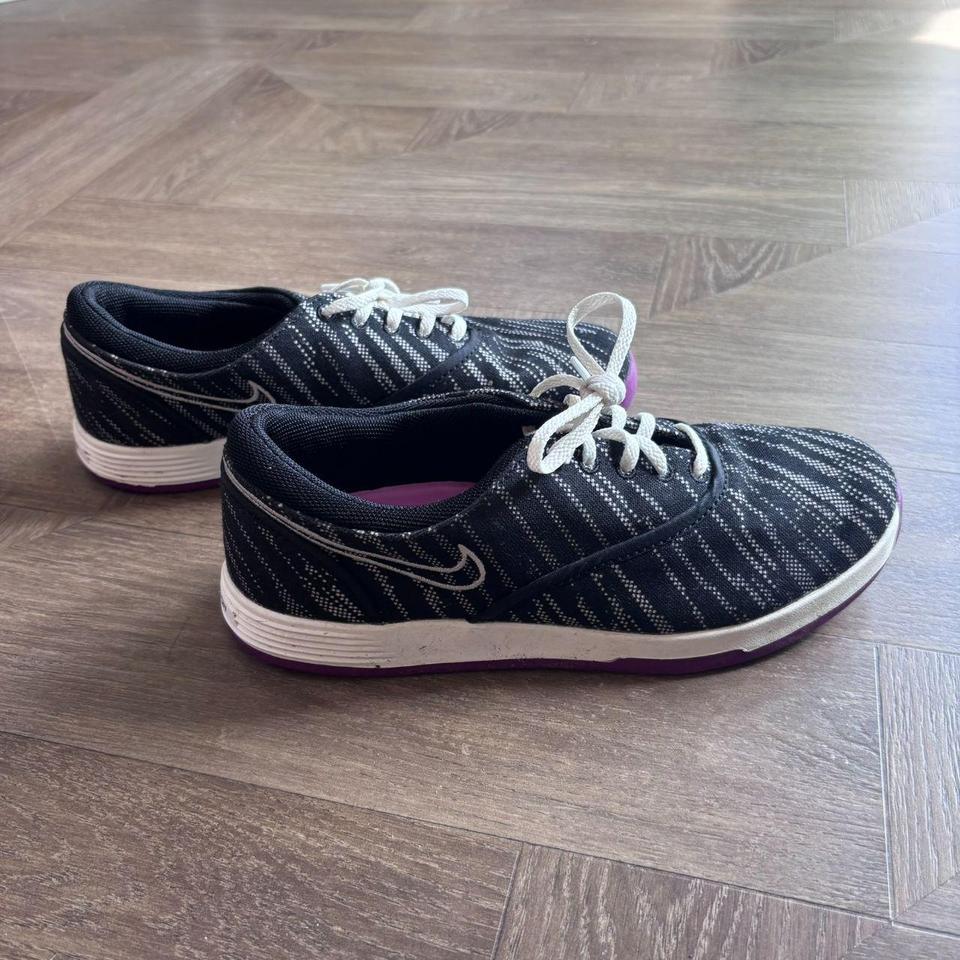 Nike Lunarlon Purple And Black 7406 7
