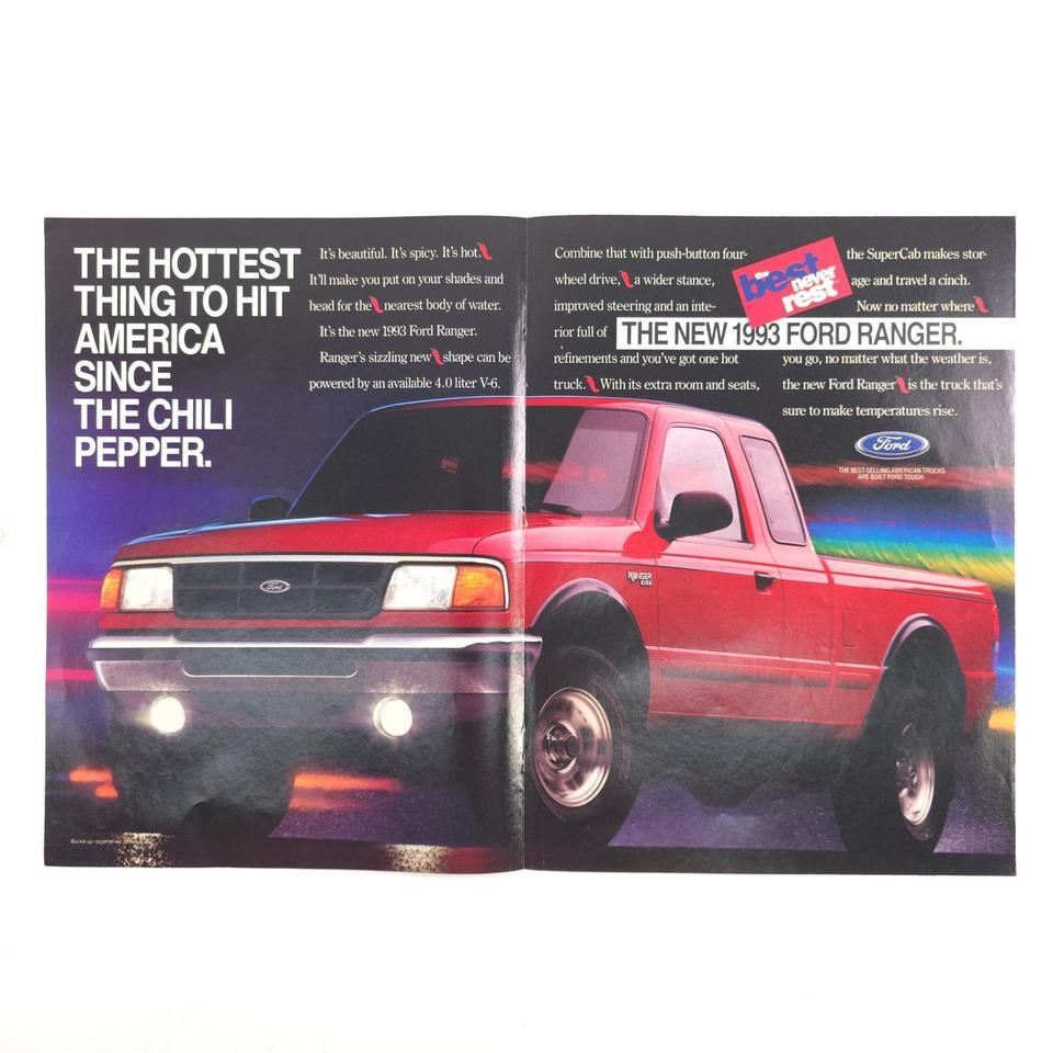 1993 Ford Ranger Print Ad