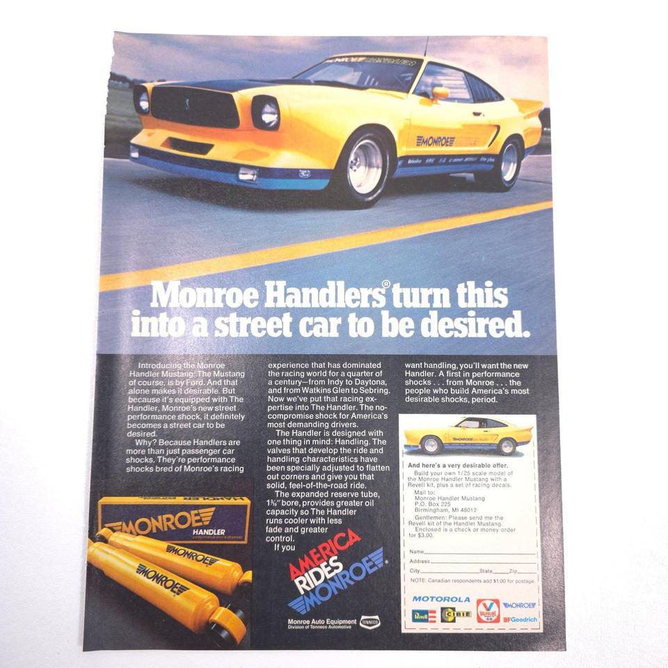 Ford Mustang Vintage Print Ad