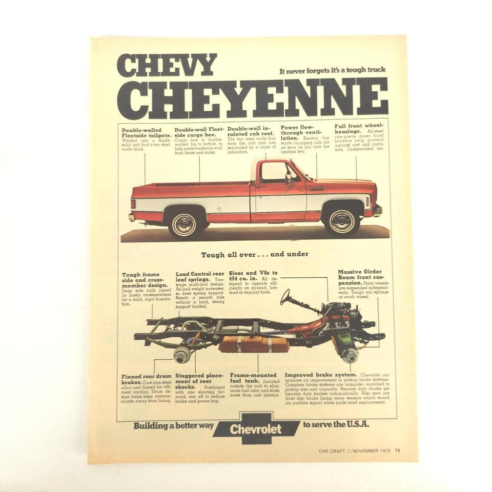 Vintage Chevrolet Cheyenne Pickup Truck Fcc4