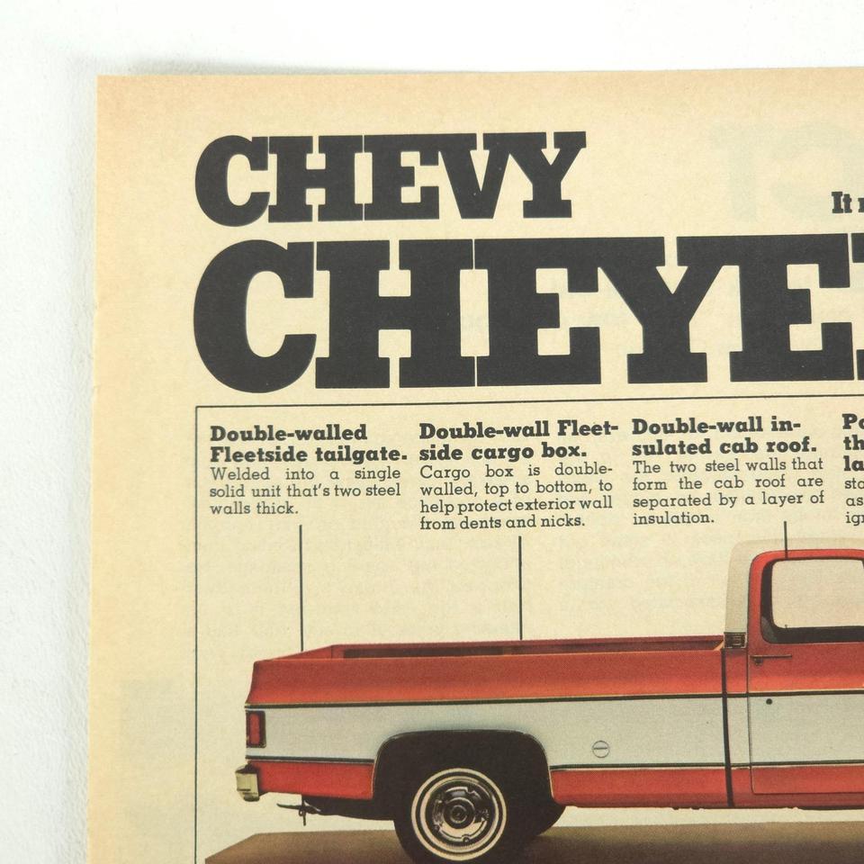 Vintage Chevrolet Cheyenne Pickup Truck Fcc4 2