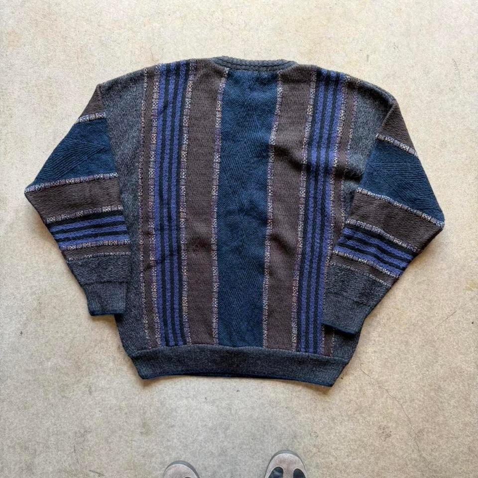 Vintage 90s 3d Knit Sweater 45c2 5
