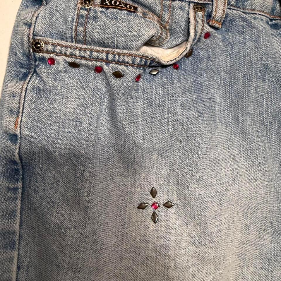 Y2k Vintage Blue Embellished Xoxo 3215 2