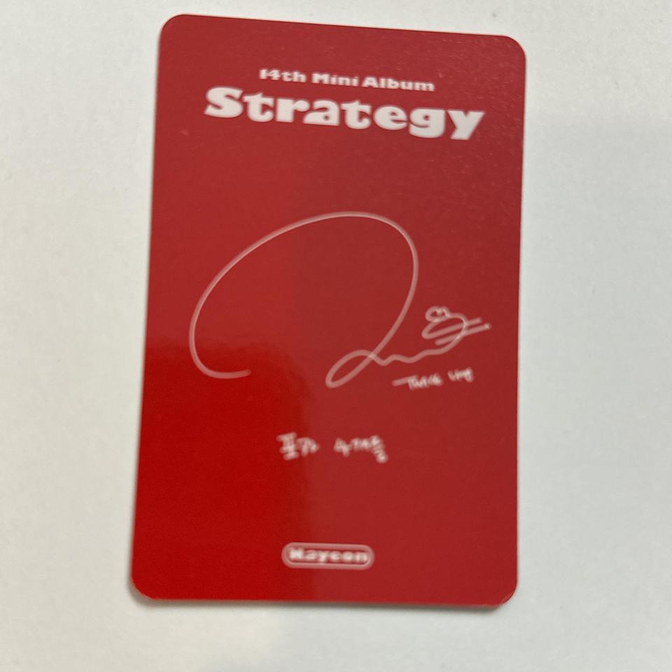 Twice Nayeon Photocard From Strategy 66a4 2