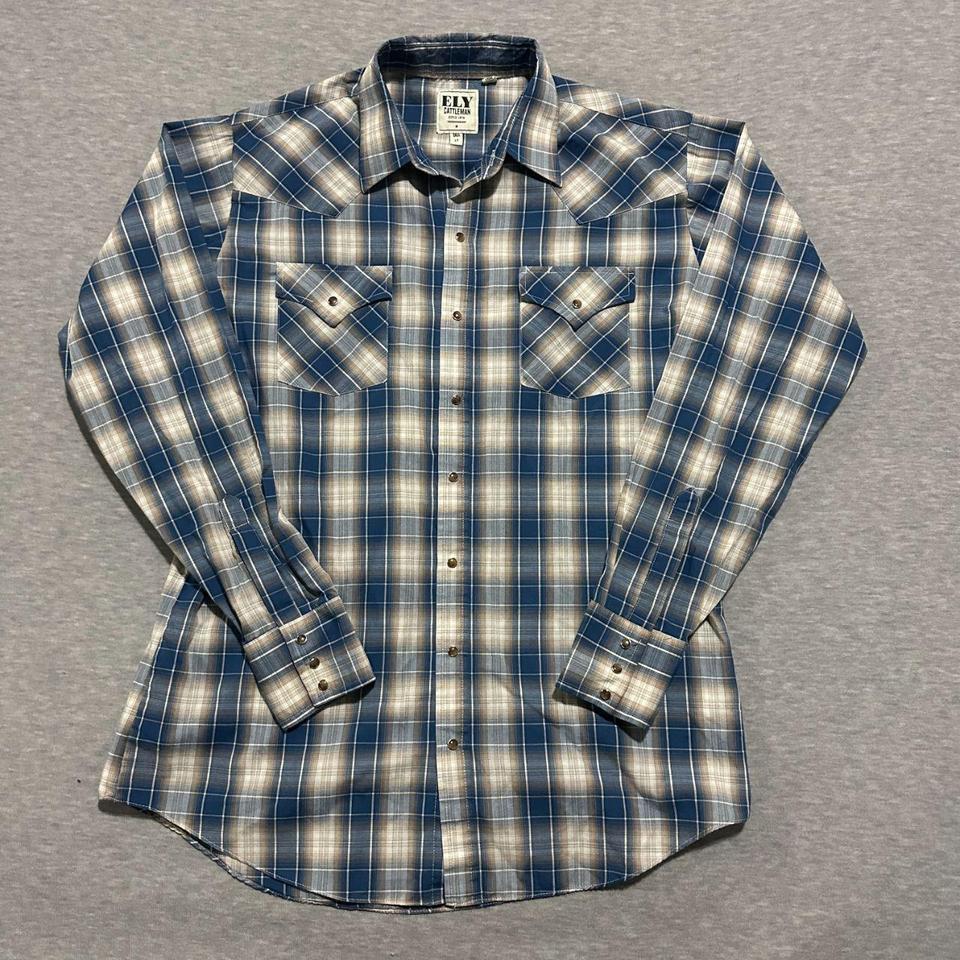 Ely Cattleman Western Shirt Mens 8534