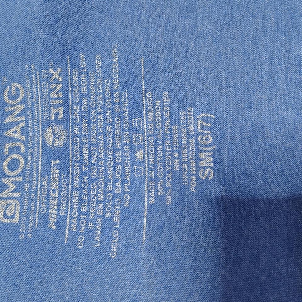 Size 67 Blue Minecraft Shirt 3