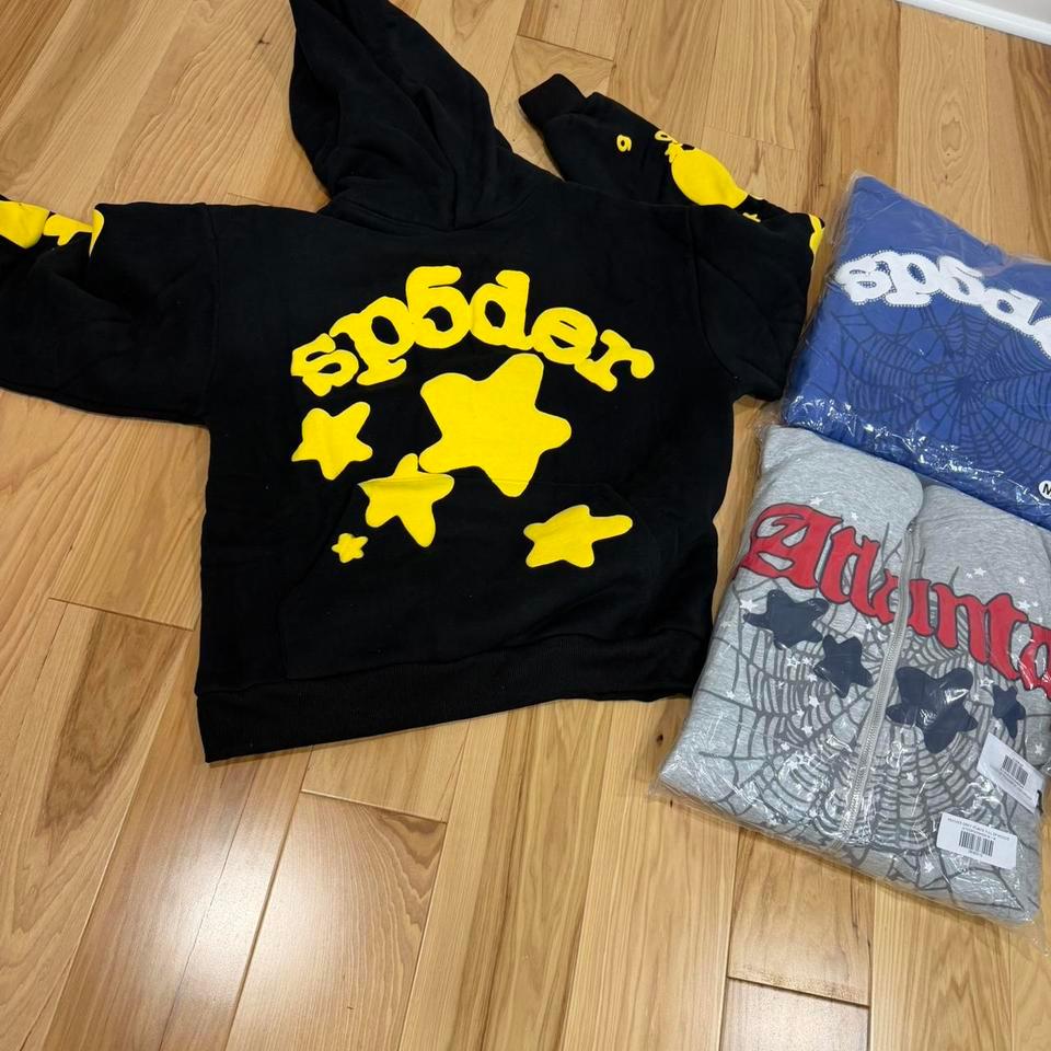 Sp6der Black Yellow Hoodie 9d91