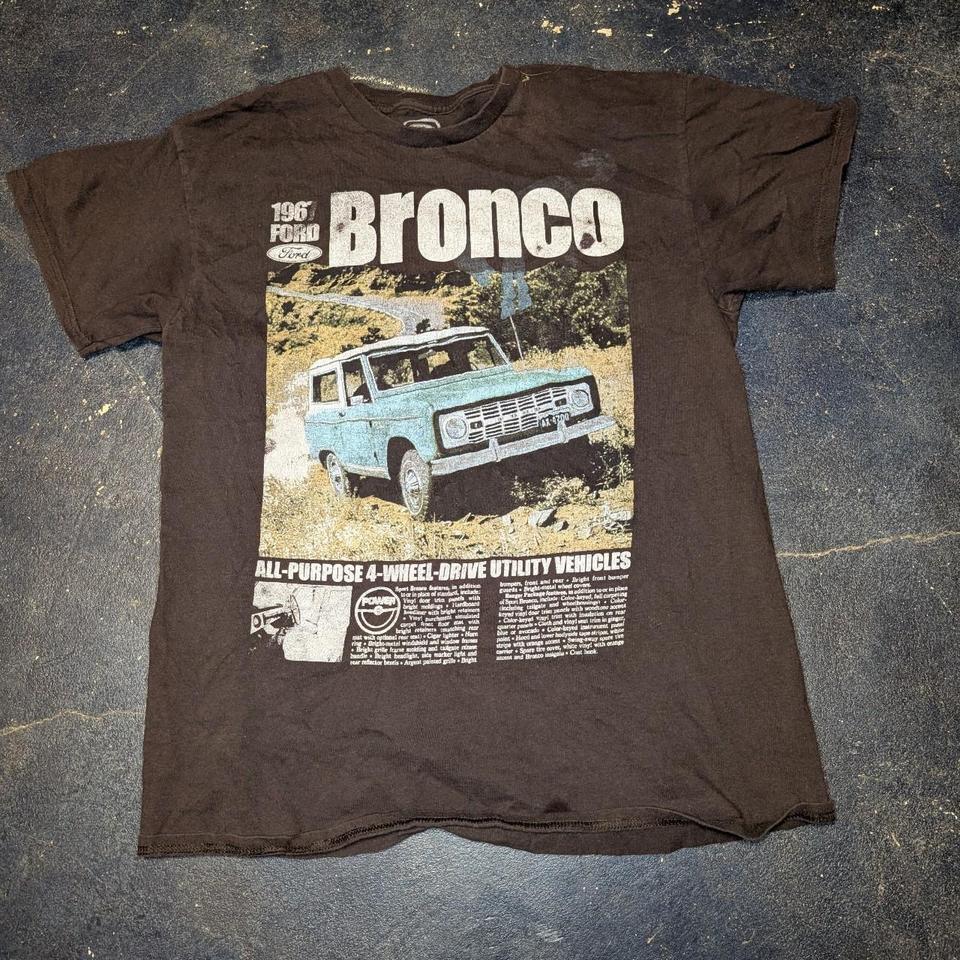 Brown Vintage 1967 Ford Bronco