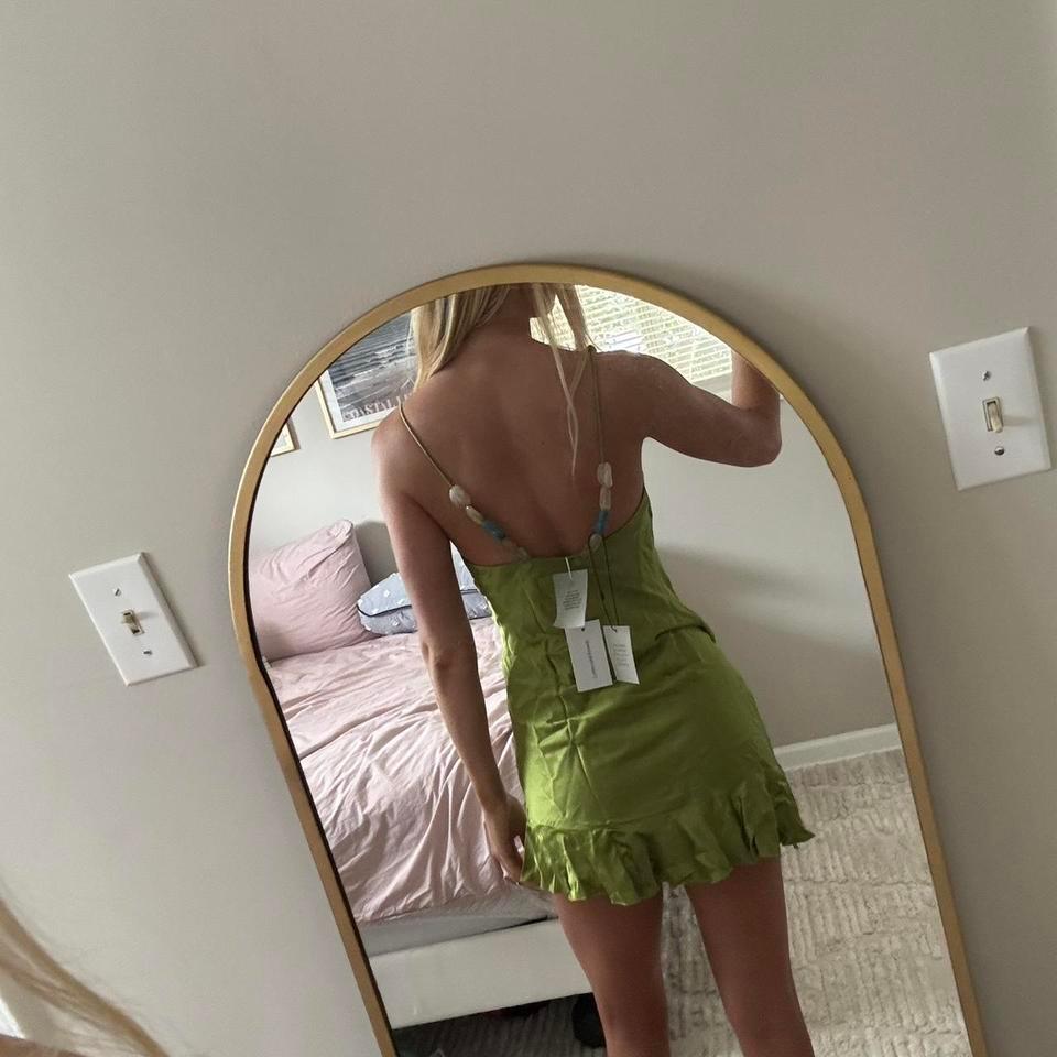 Lovers And Friends Green Satin 8582 2