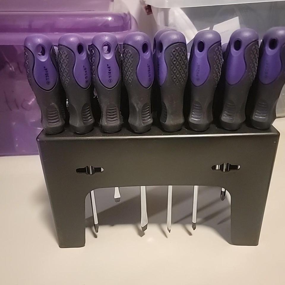 Purple And Black Screwdriver Set 4043 2