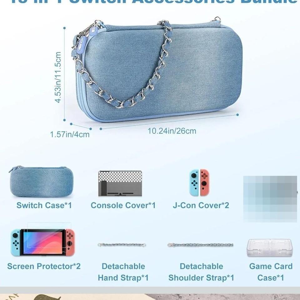 Youdik Denim Nintendo Switch Carrying 9e67 5
