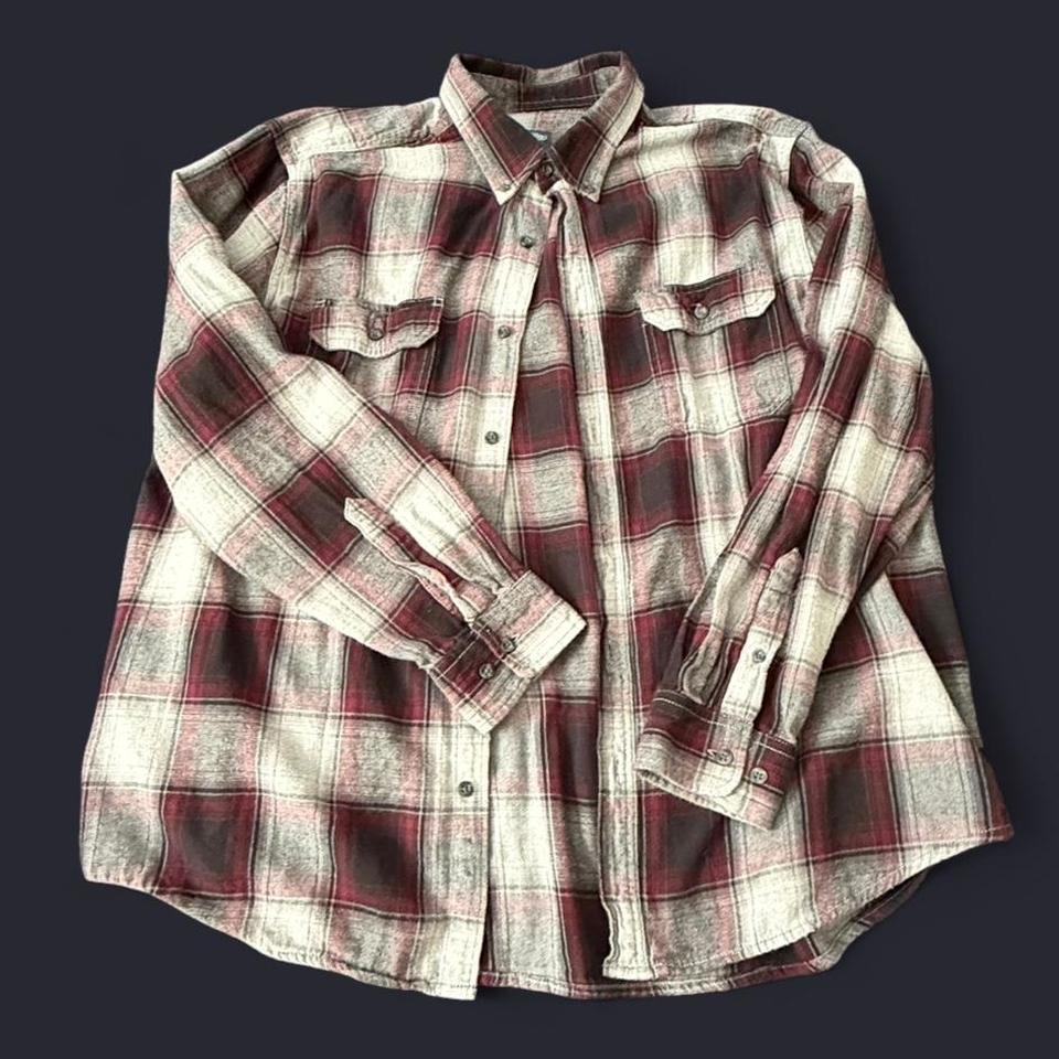 Faded Glory Red White A073