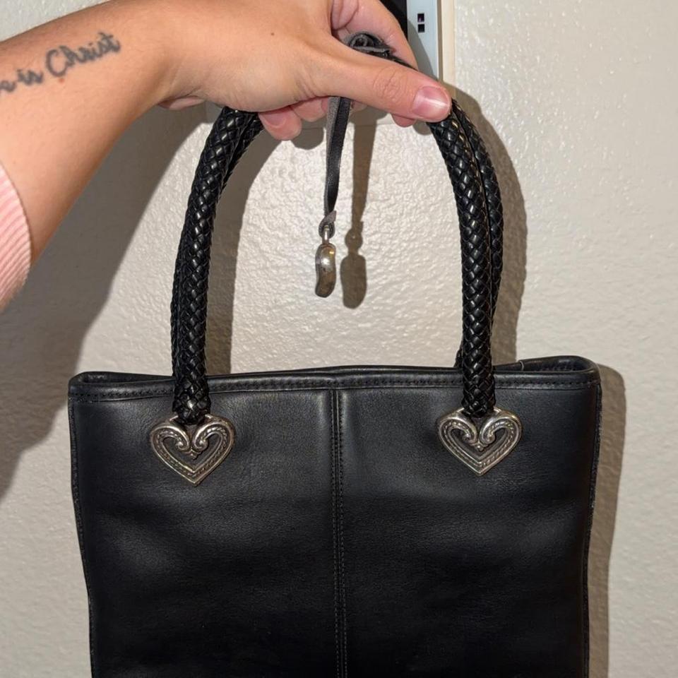 Beautiful Brighton Leather Tote With 886b