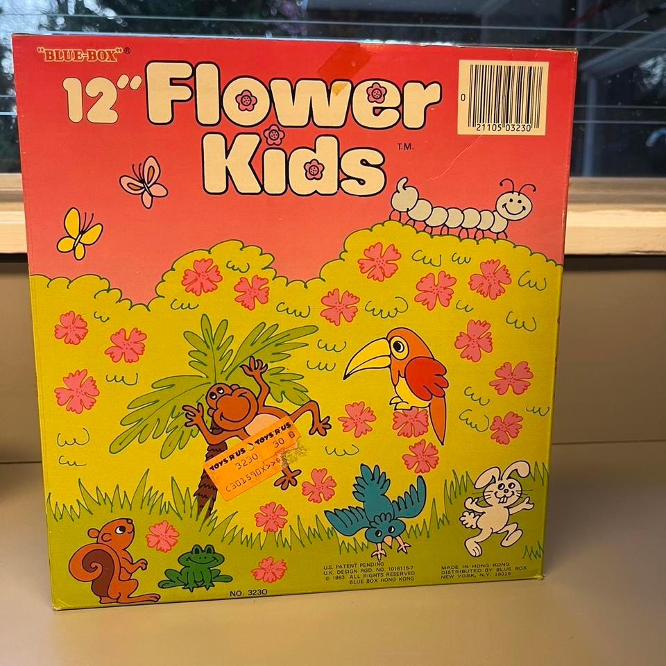 New Vintage Flower Kids Doll D589 4
