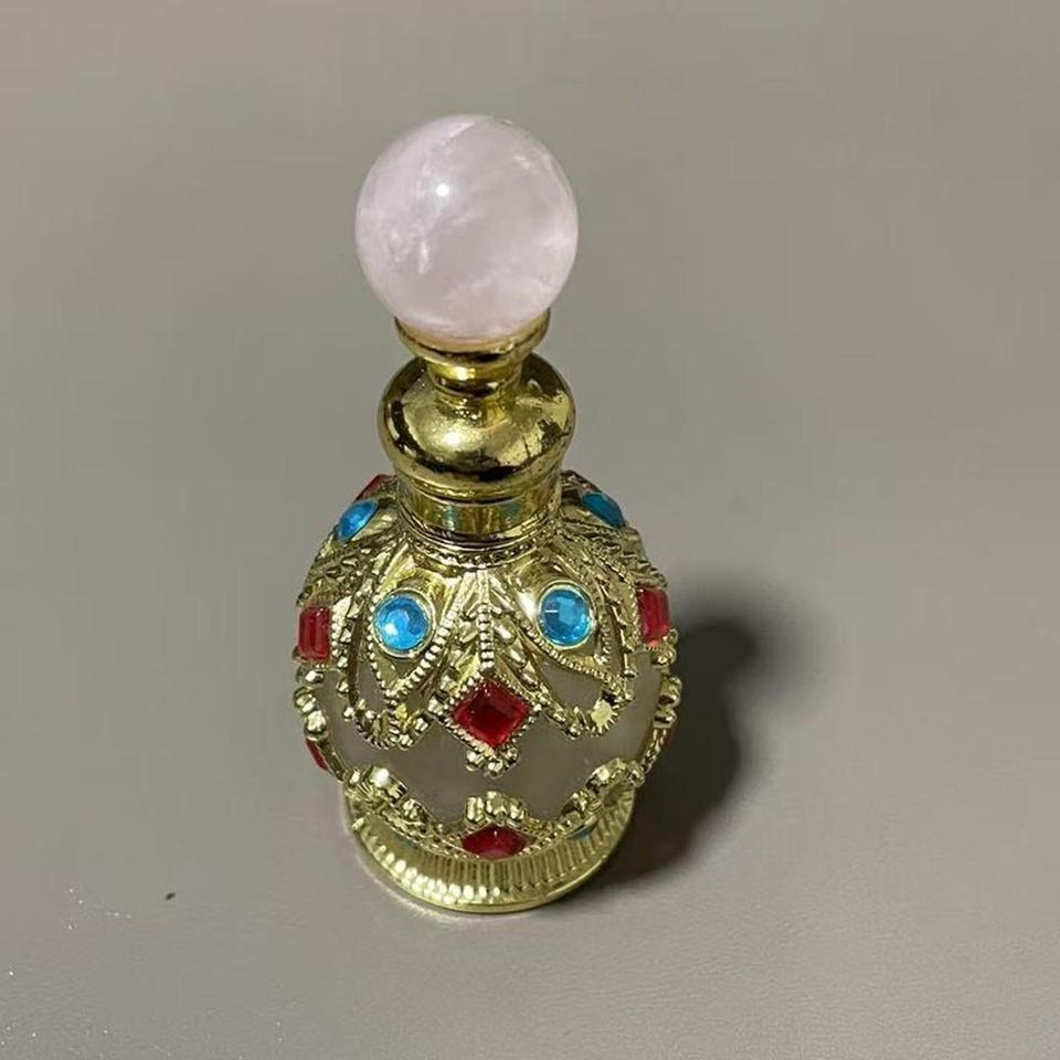 Crown Perfume Bottle With Rose 1b91