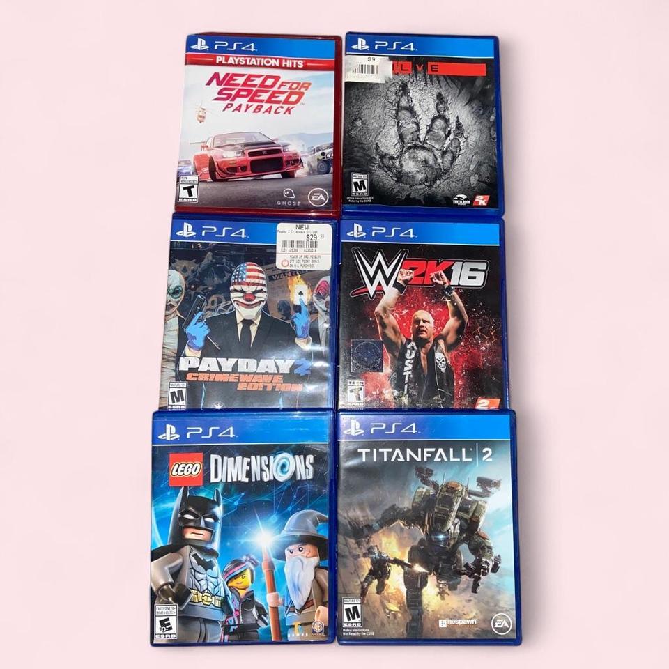 6 Ps4 Video Games Bundle F9bd