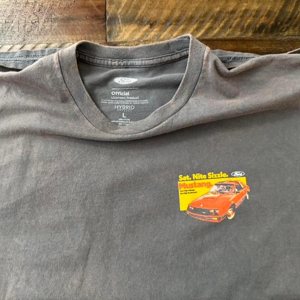 Ford Mustang Black T Shirt Size 0d8a