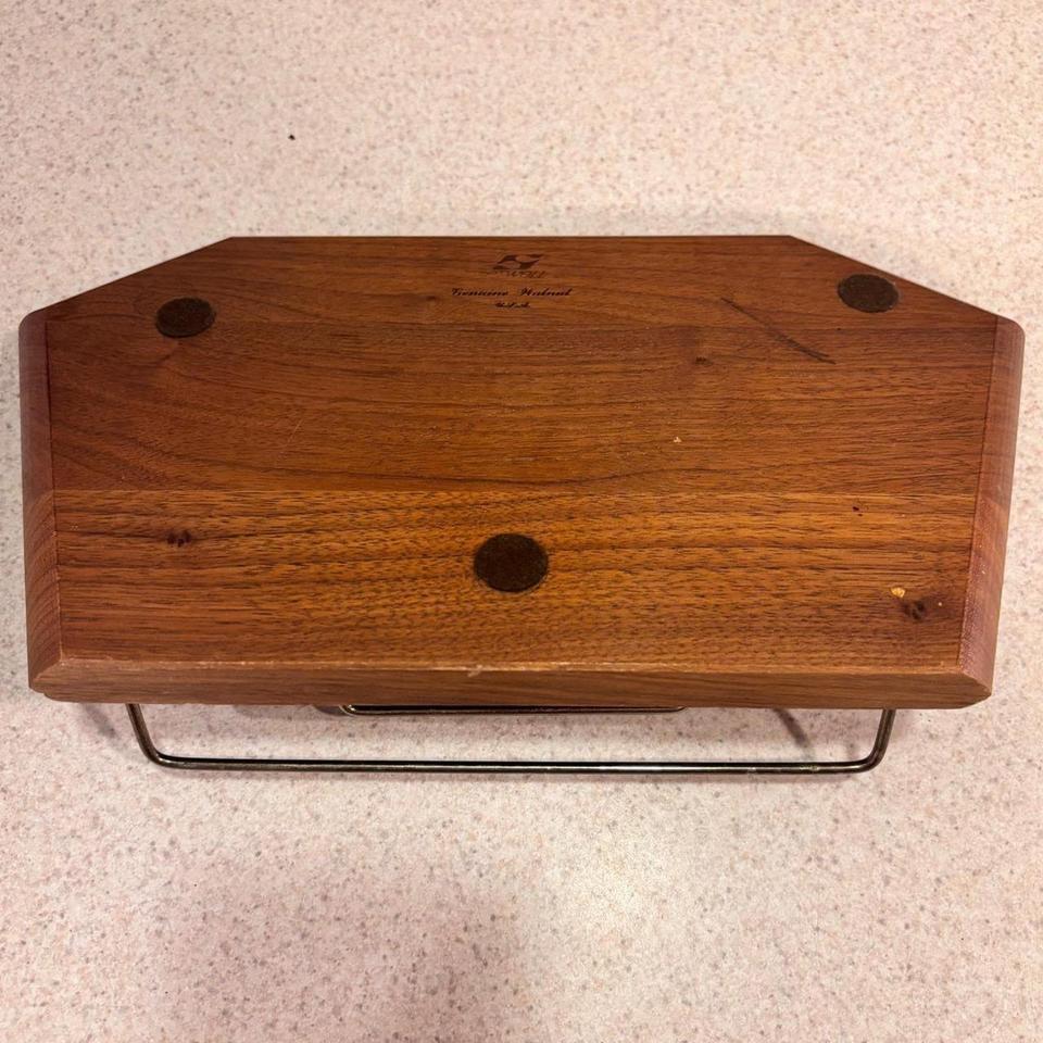 Vintage Setwell Genuine Walnut Wood B40d 7