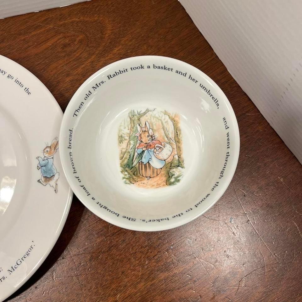 Vintage 3pc Set Wedgewood Beatrice Ab08 4