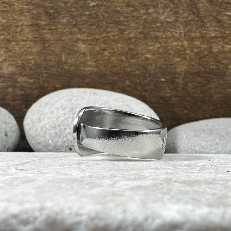Handcrafted Stainless Steel Spoon Ring 66e0 3