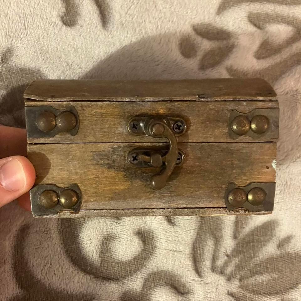 Small Wooden Box Treasure Chest