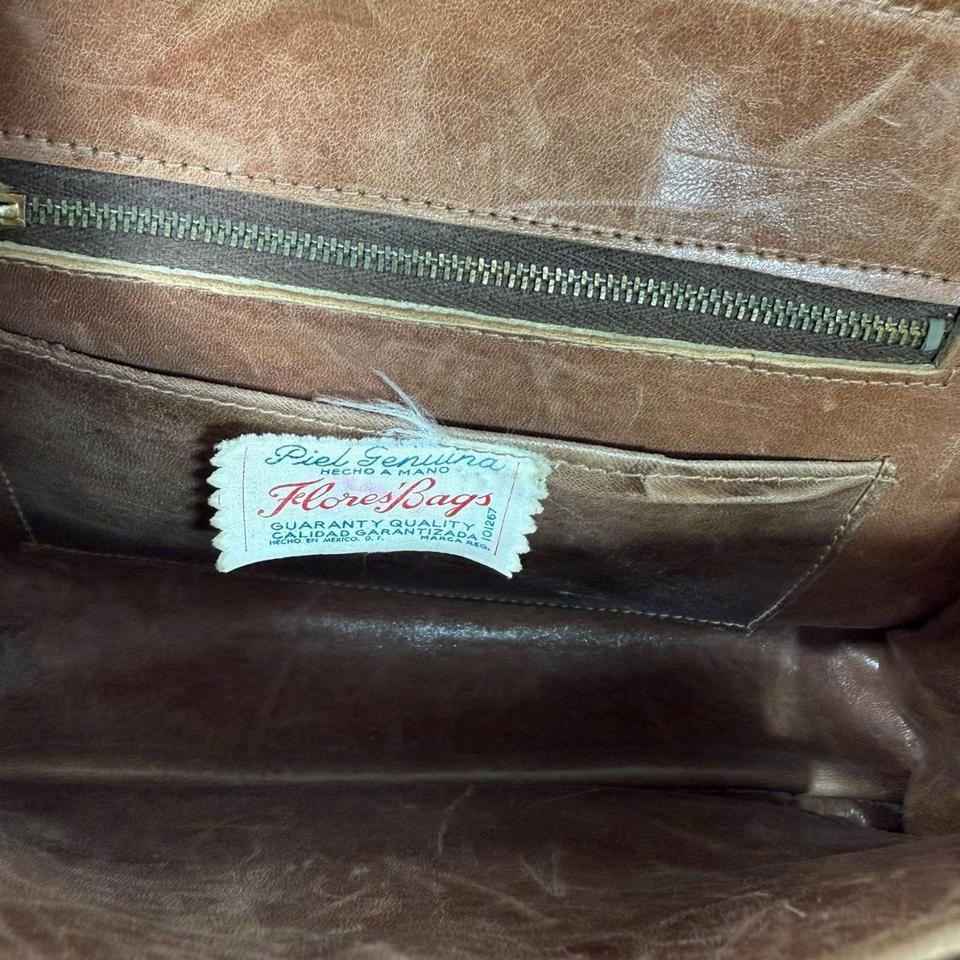 Vintage Flores Bags Hand Tooled Leather 21a2 8