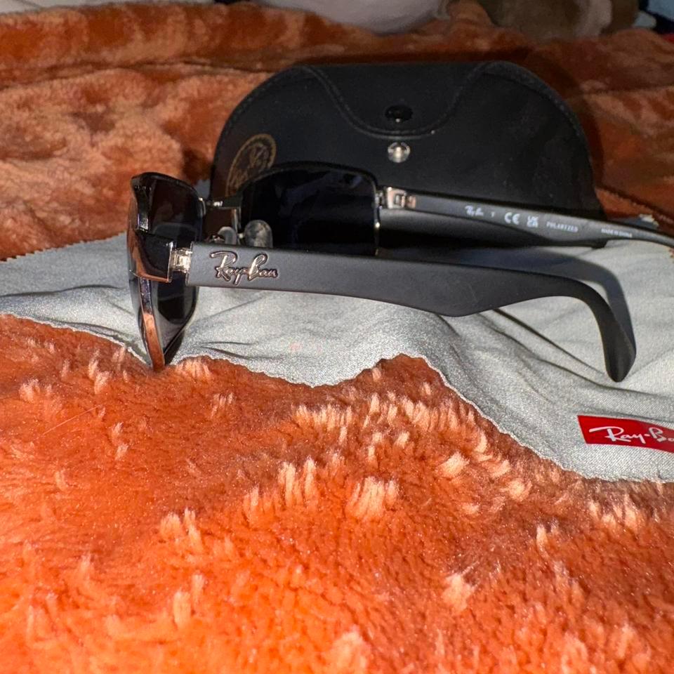 Unisex Ray Ban Gunmetal Sunglasses E063 2
