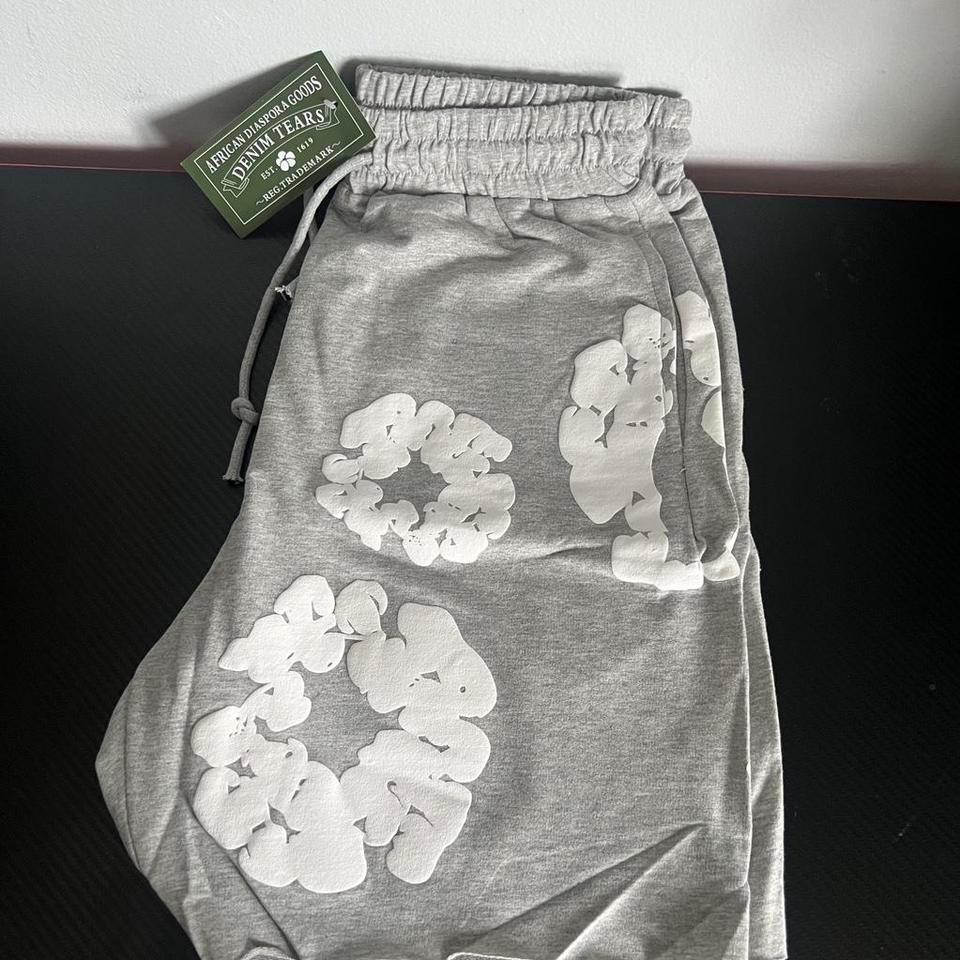 Denim Tears Grey Sweat Shorts 484f 4