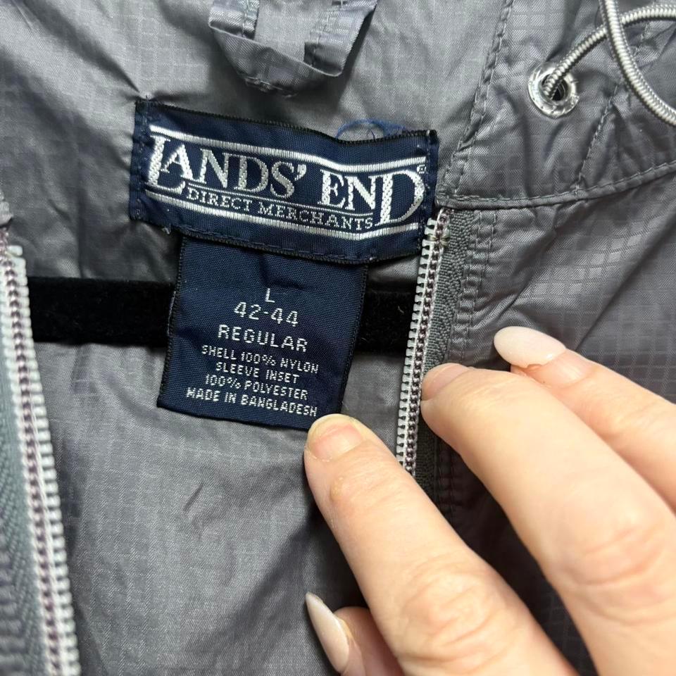 Lands End Pullover Jacket Hooded 9022 6