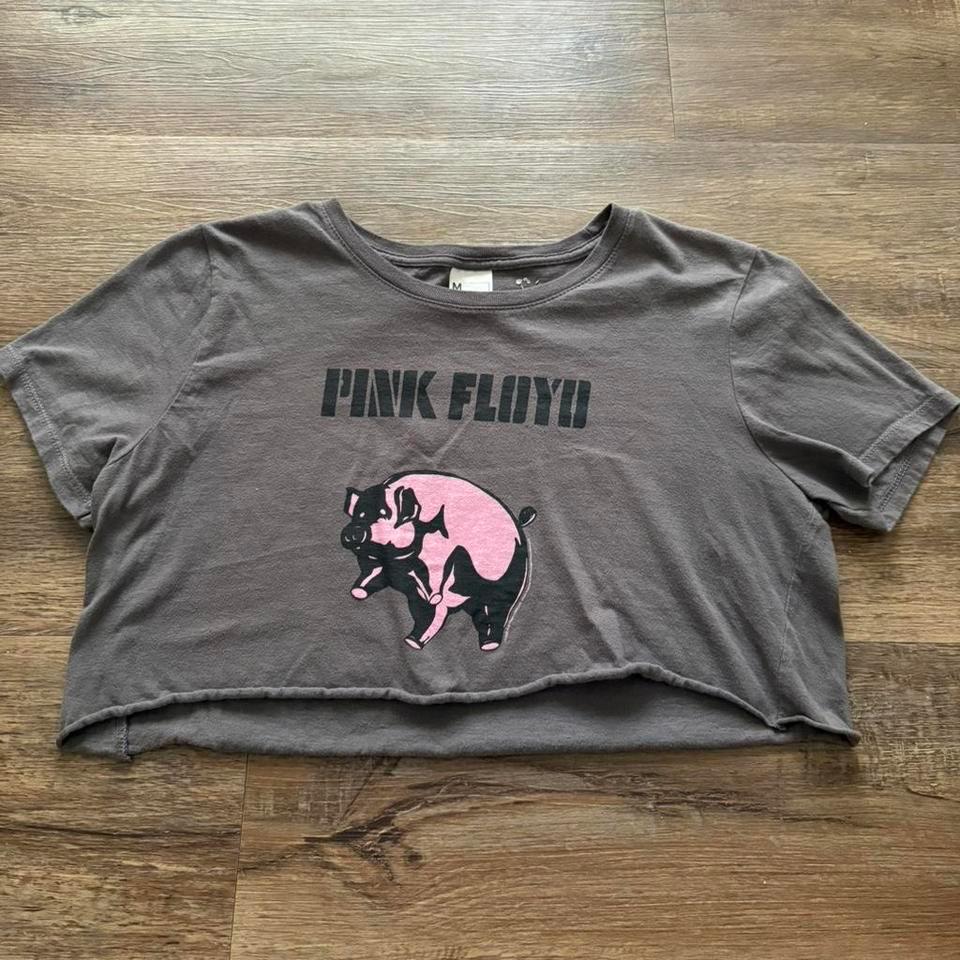 Pink Floyd Cropped Tee Rock B06a
