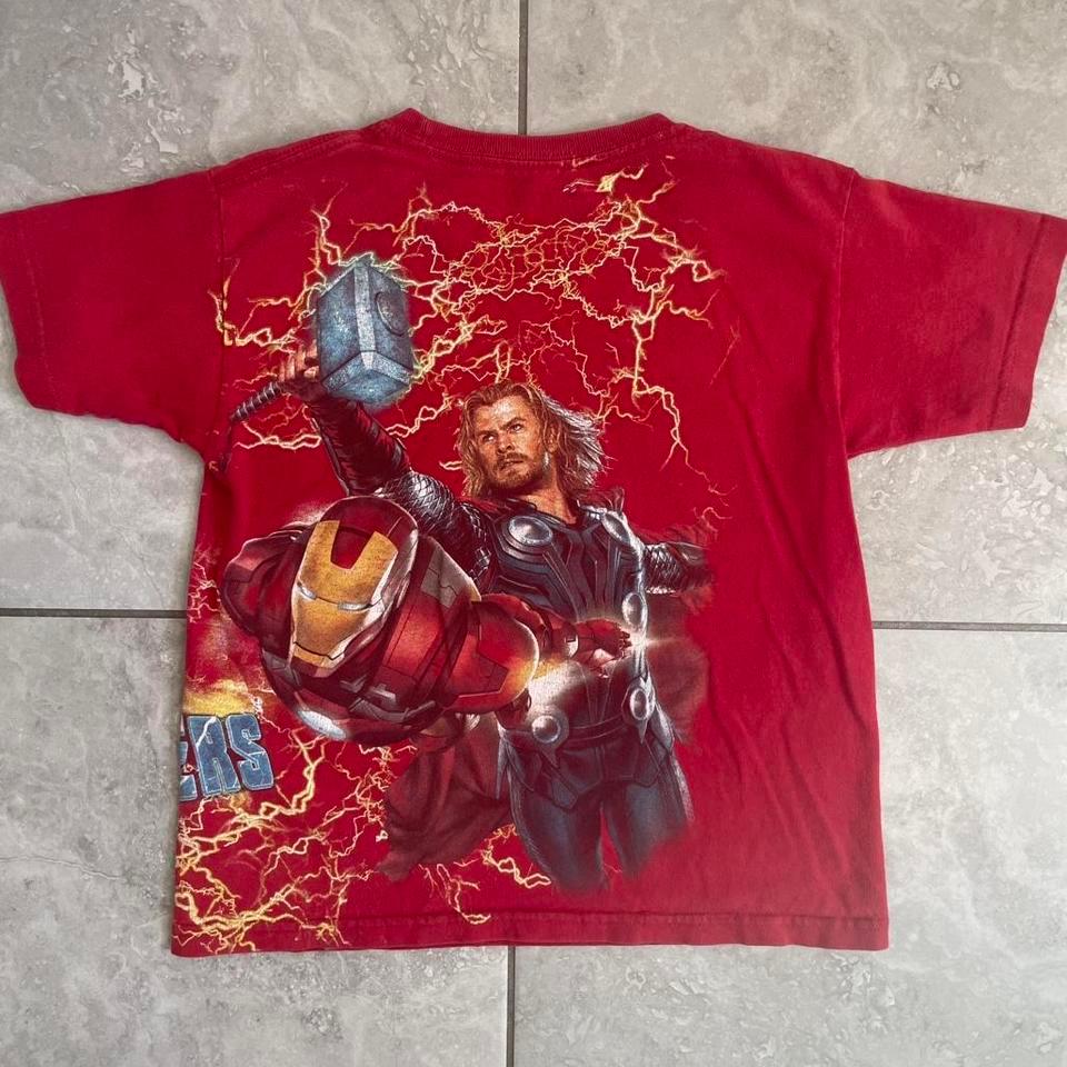 Red Marvel Avengers Graphic Tee 8168 3