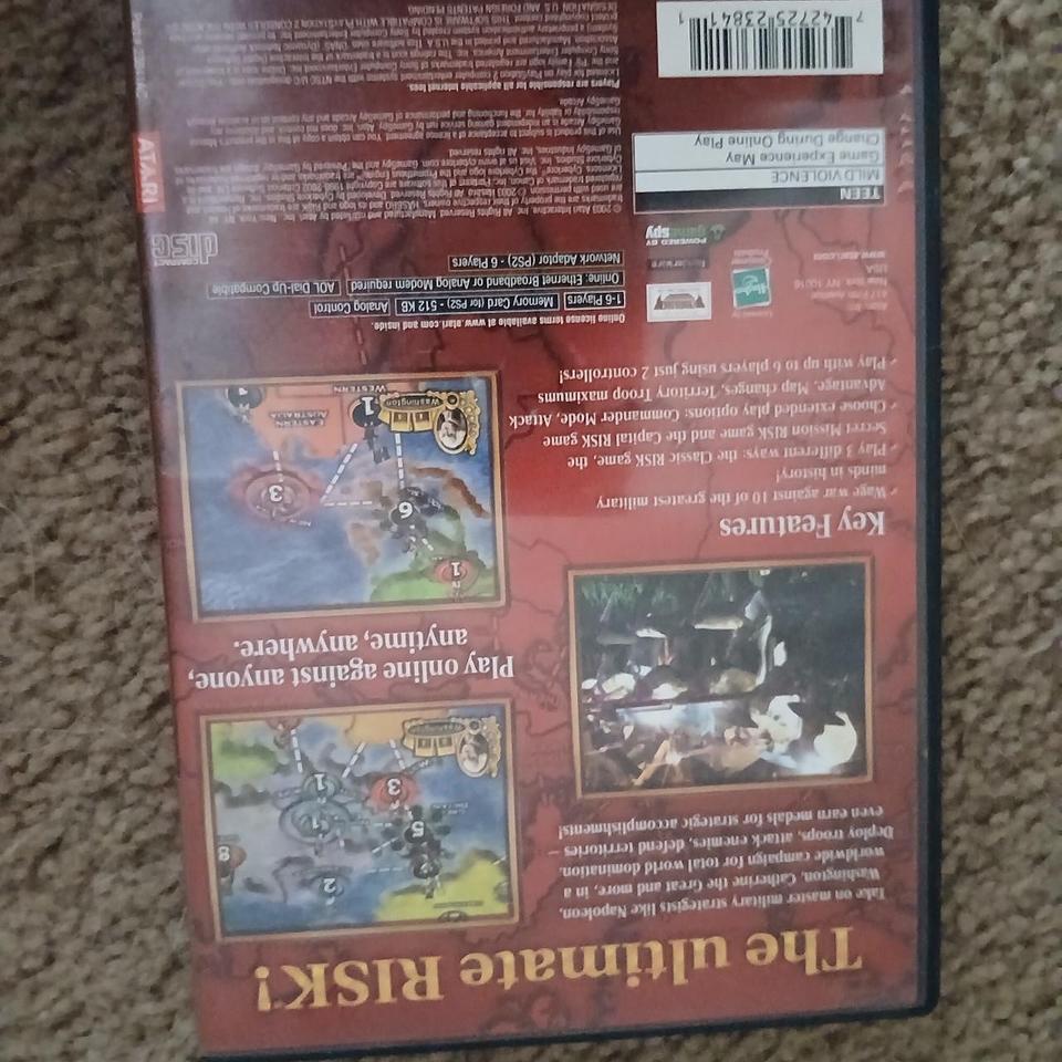 Risk Playstation 2 Games B970 3