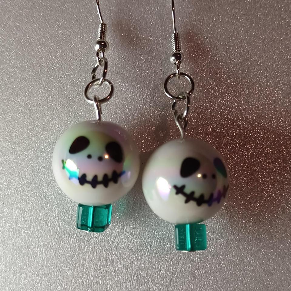 Jack Skellington Earrings Nightmarebeforechristmas Halloween