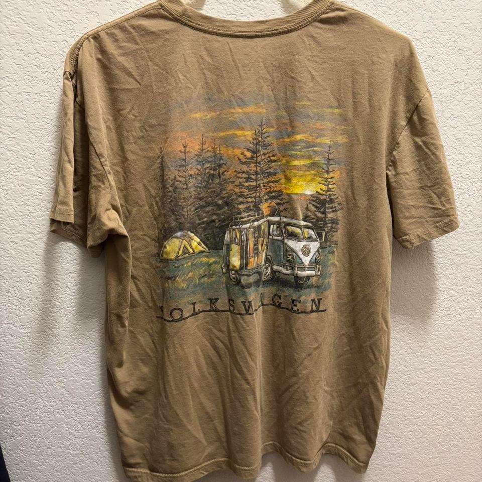Volkswagen Tan T Shirt With Black 09b9 2
